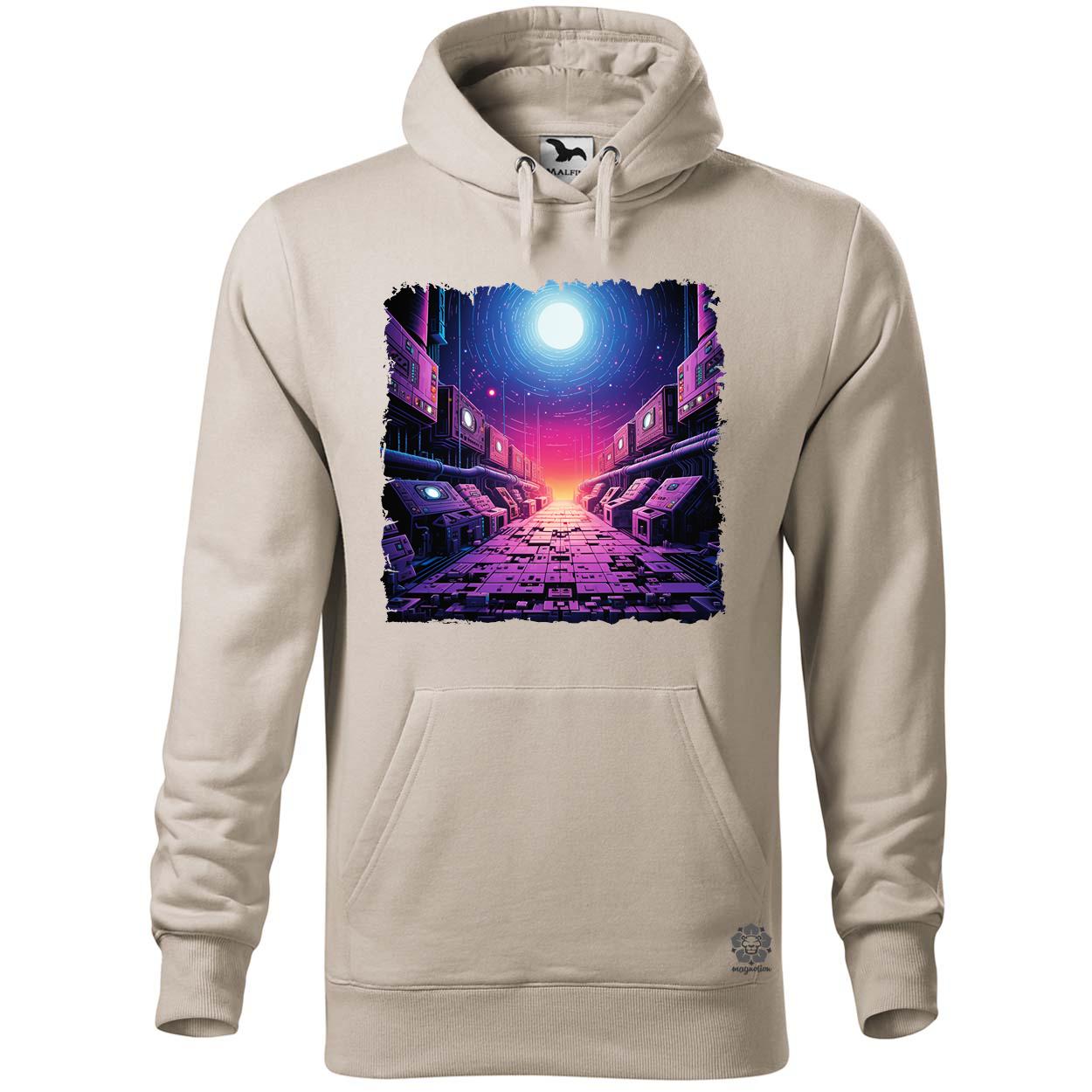Pixelart bakelit az űrben v3 egyedi  pulóver 