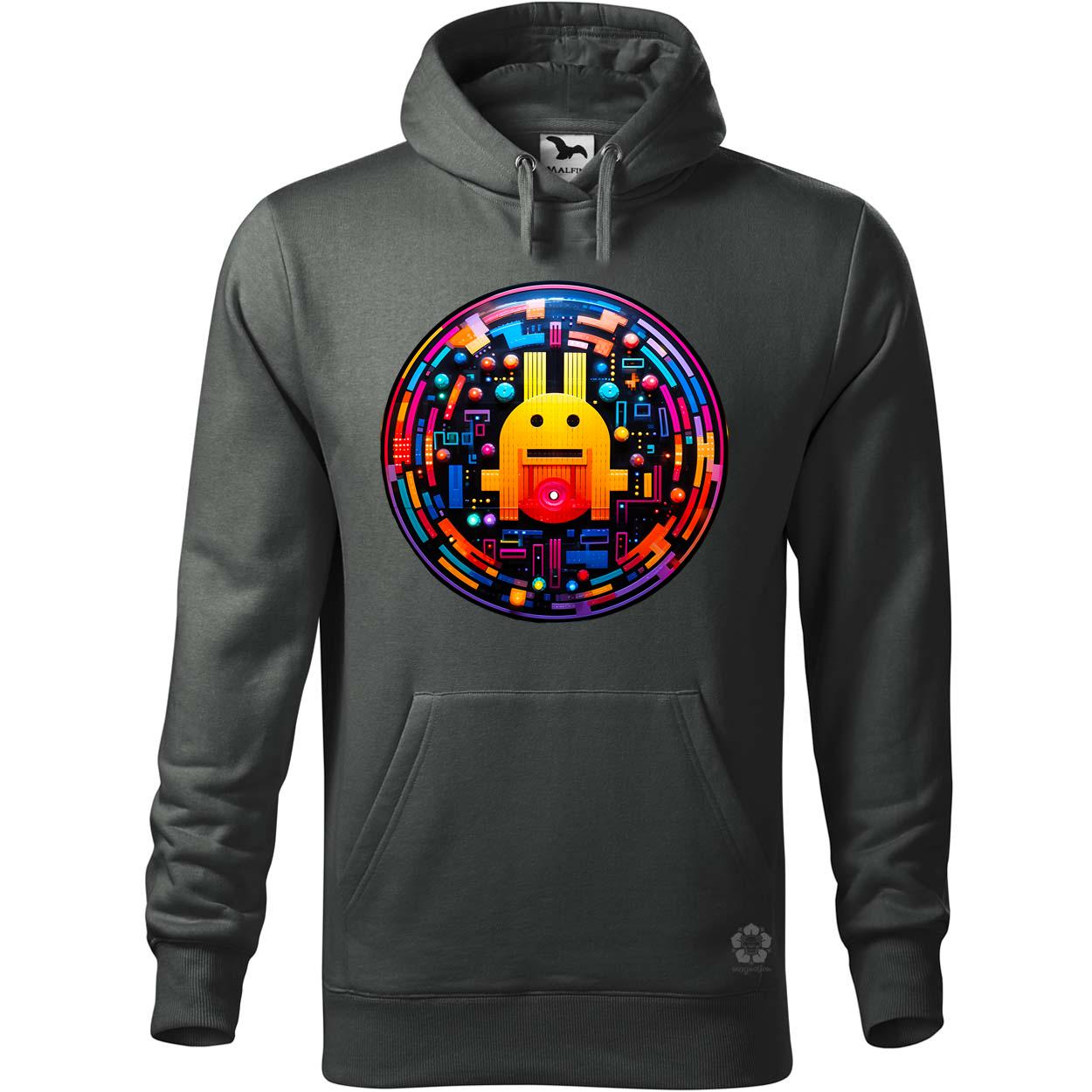 Pixelart bakelit az űrben v6 egyedi  pulóver 