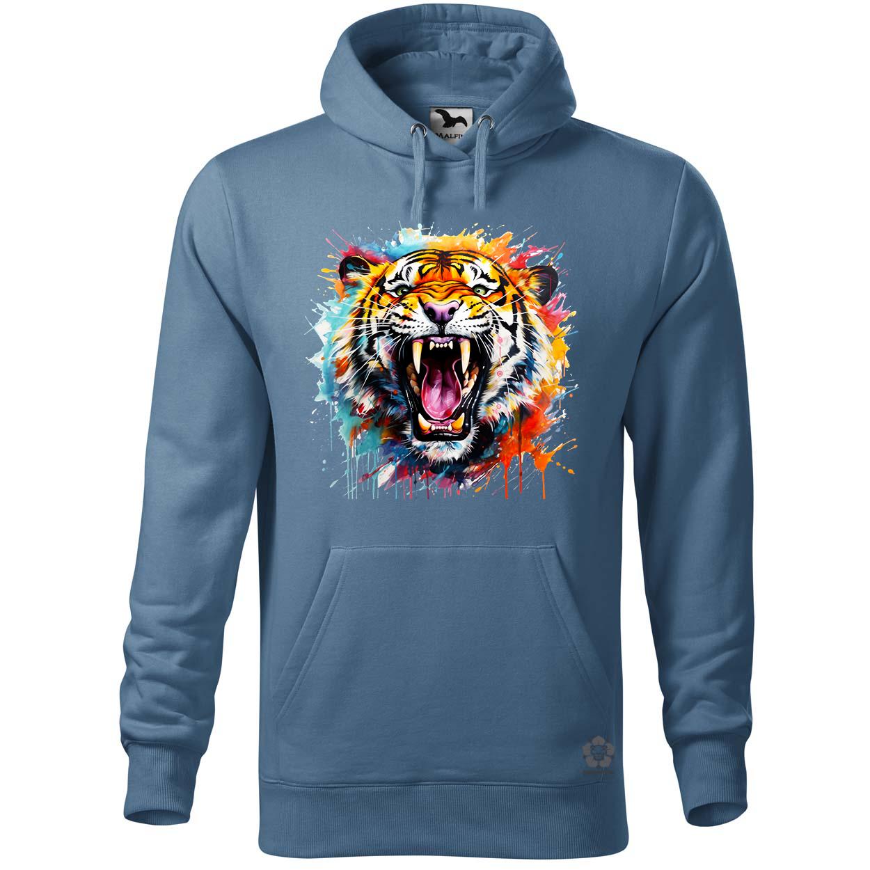 Üvöltő tigris v1 egyedi  pulóver 