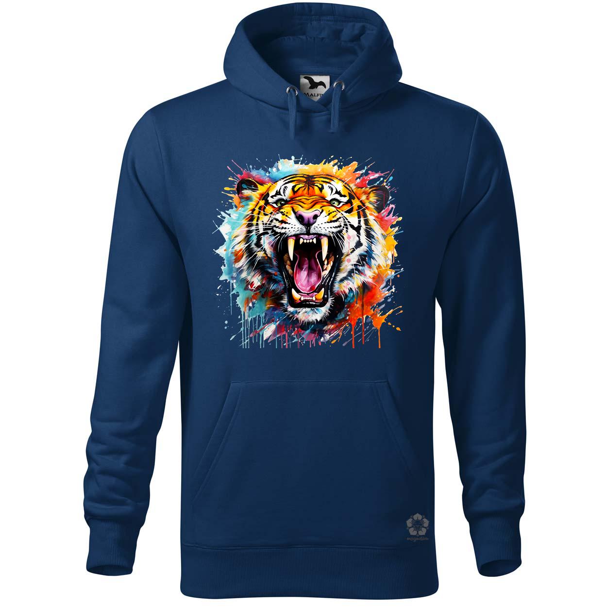 Üvöltő tigris v1 egyedi  pulóver 
