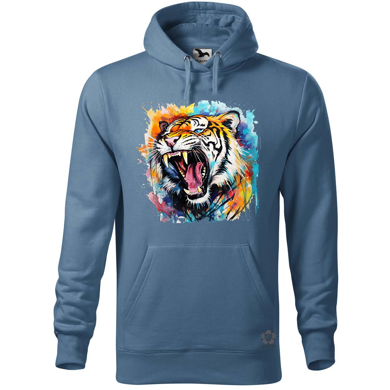 Üvöltő tigris v2 egyedi  pulóver 