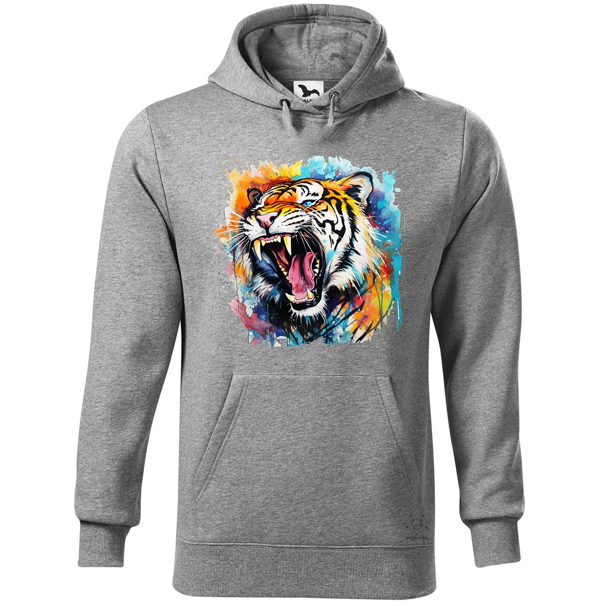 Üvöltő tigris v2 egyedi  pulóver 