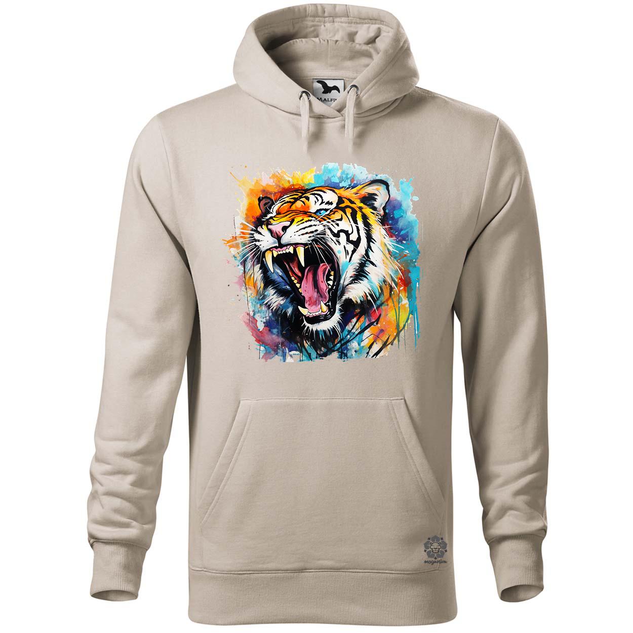 Üvöltő tigris v2 egyedi  pulóver 