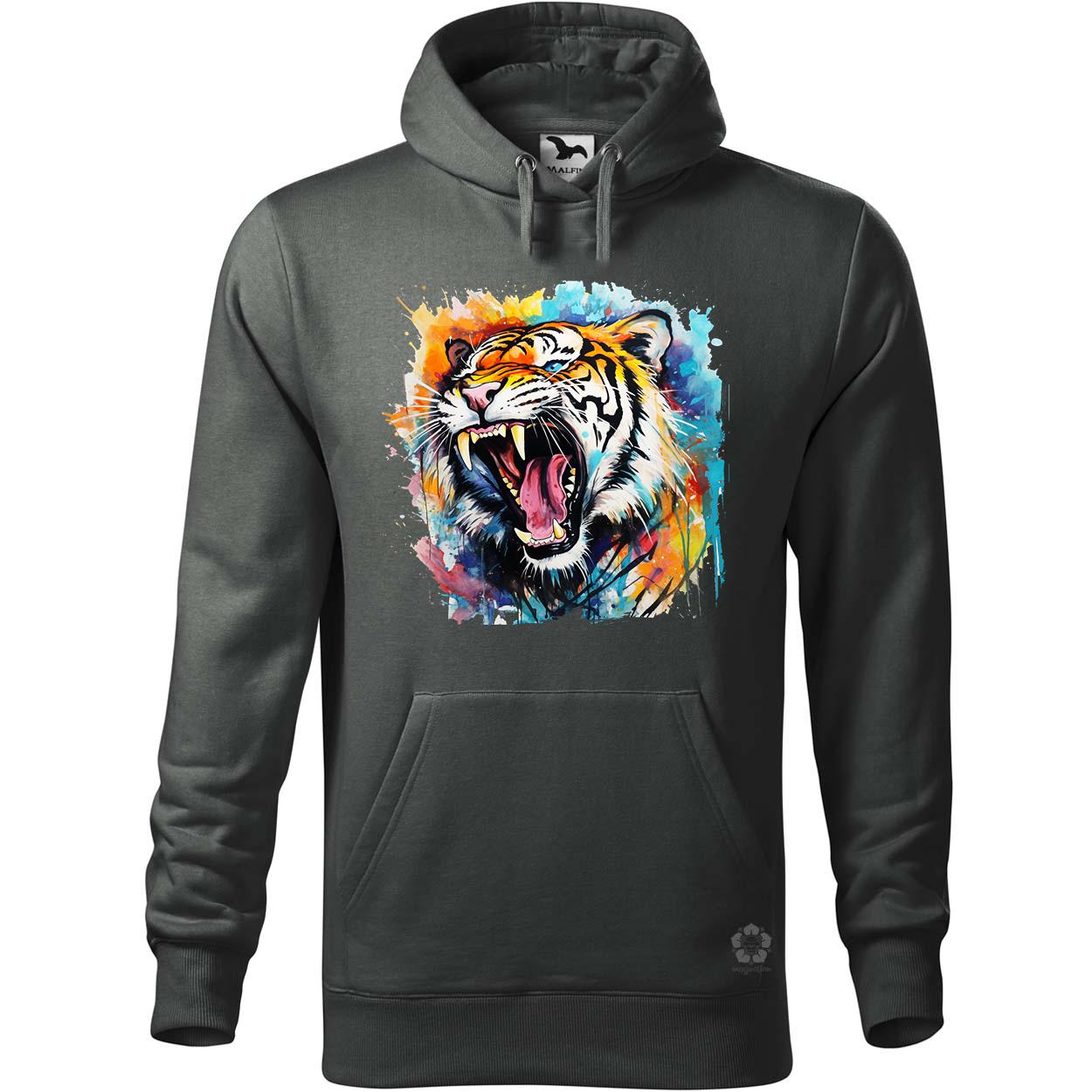 Üvöltő tigris v2 egyedi  pulóver 