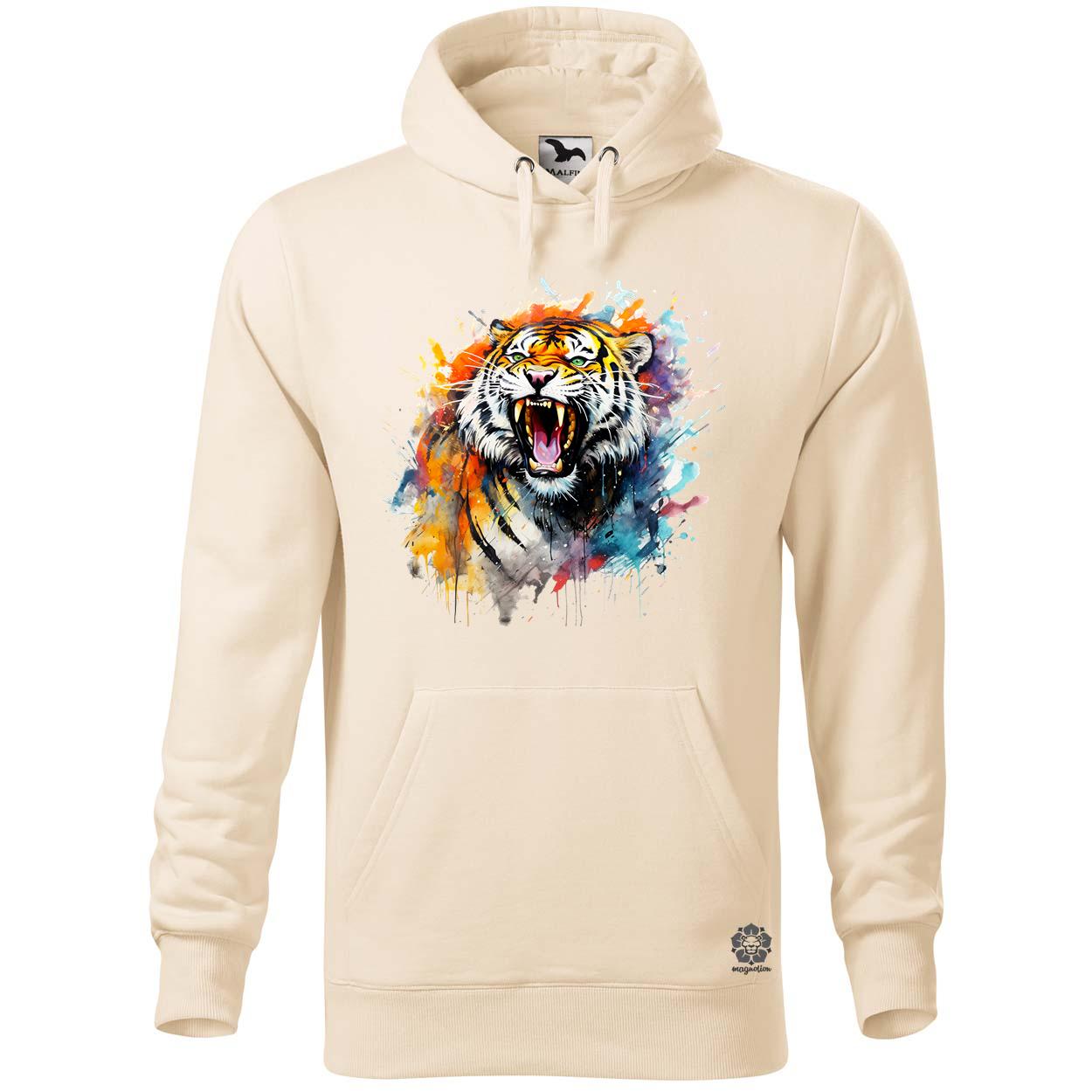Üvöltő tigris v4 egyedi  pulóver 