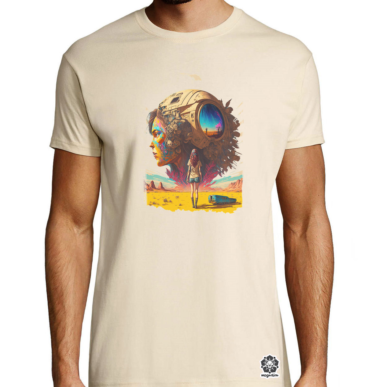 Pop art utazás fantázia v3 egyedi póló 