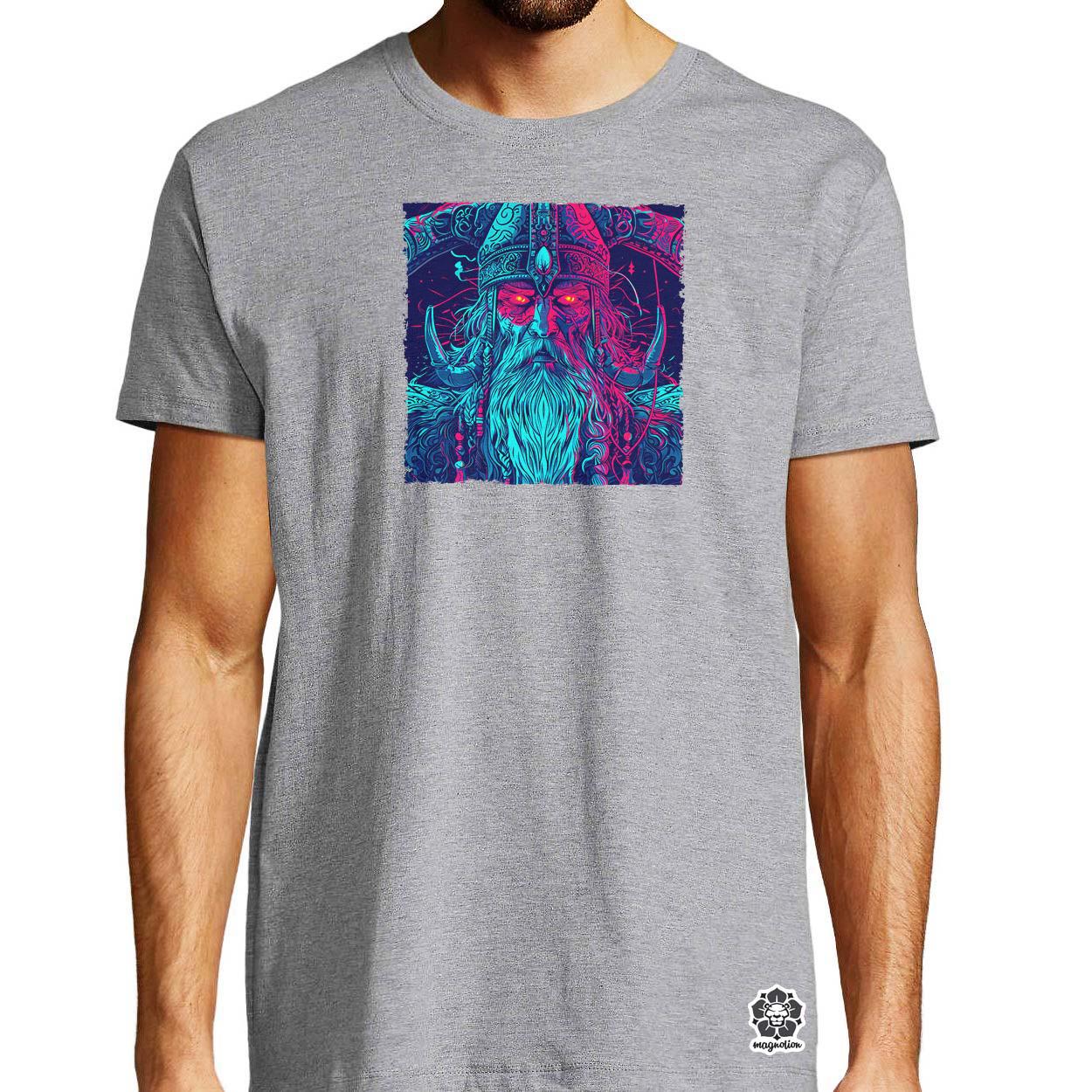 Cyberpunk Viking v1 egyedi póló 