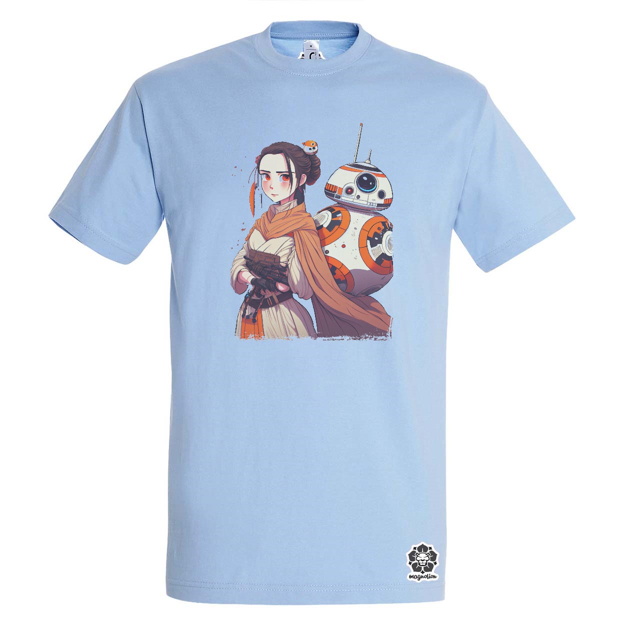 Rey és BB-8 v1 egyedi póló 