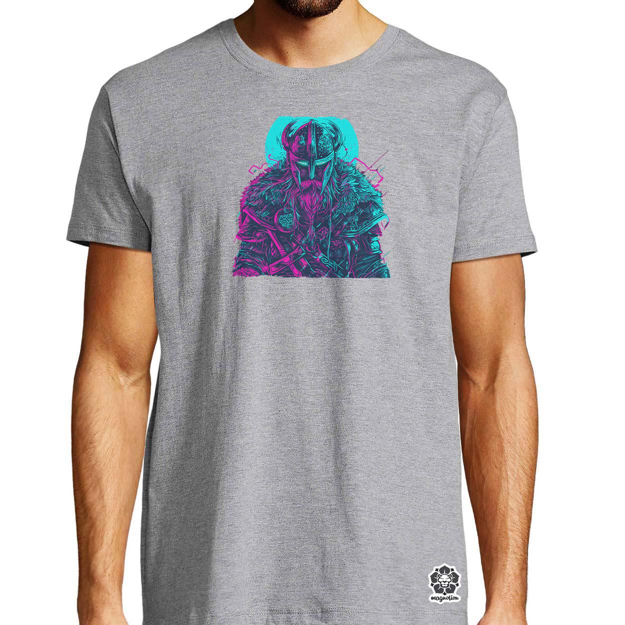 Cyberpunk Viking v3 egyedi póló 