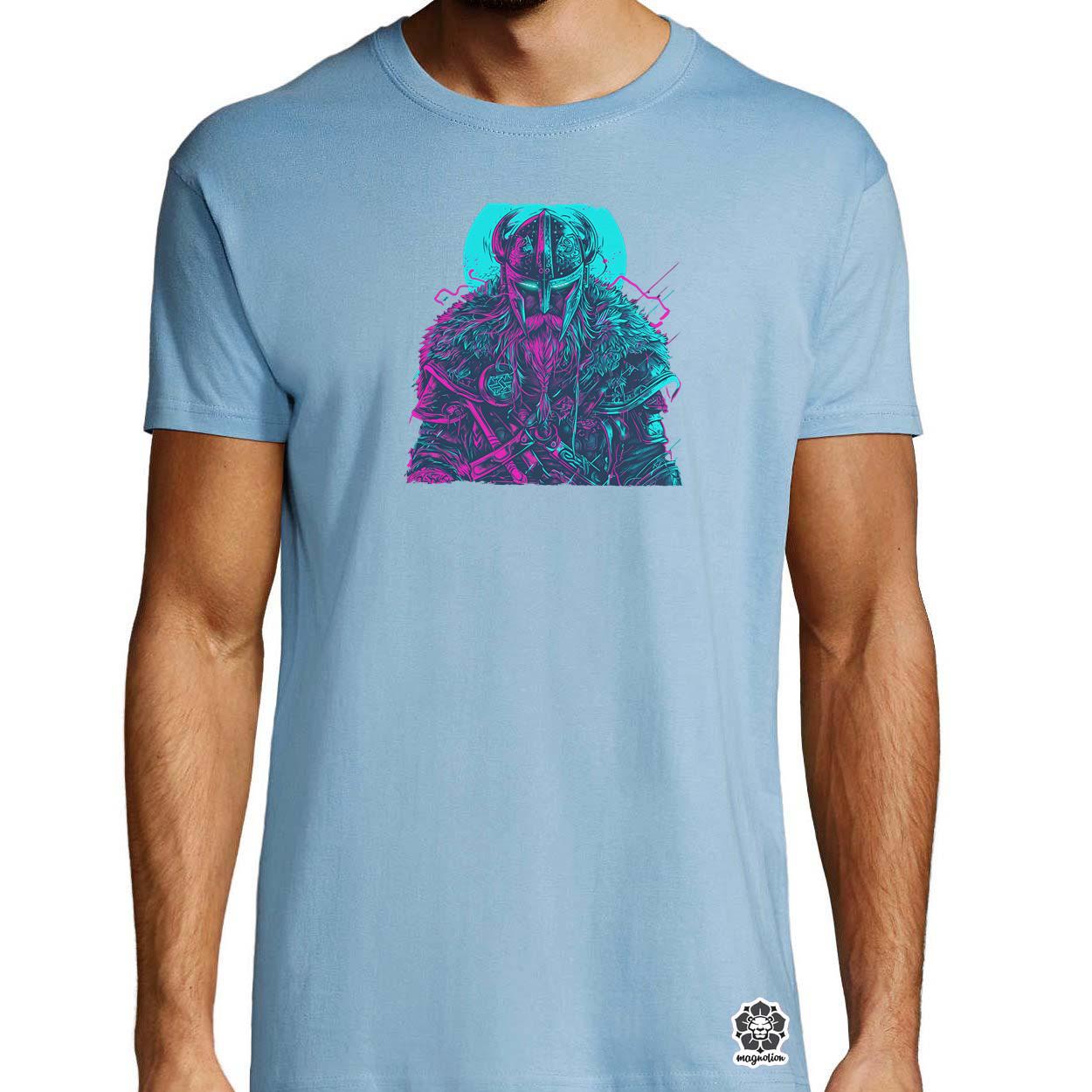 Cyberpunk Viking v3 egyedi póló 
