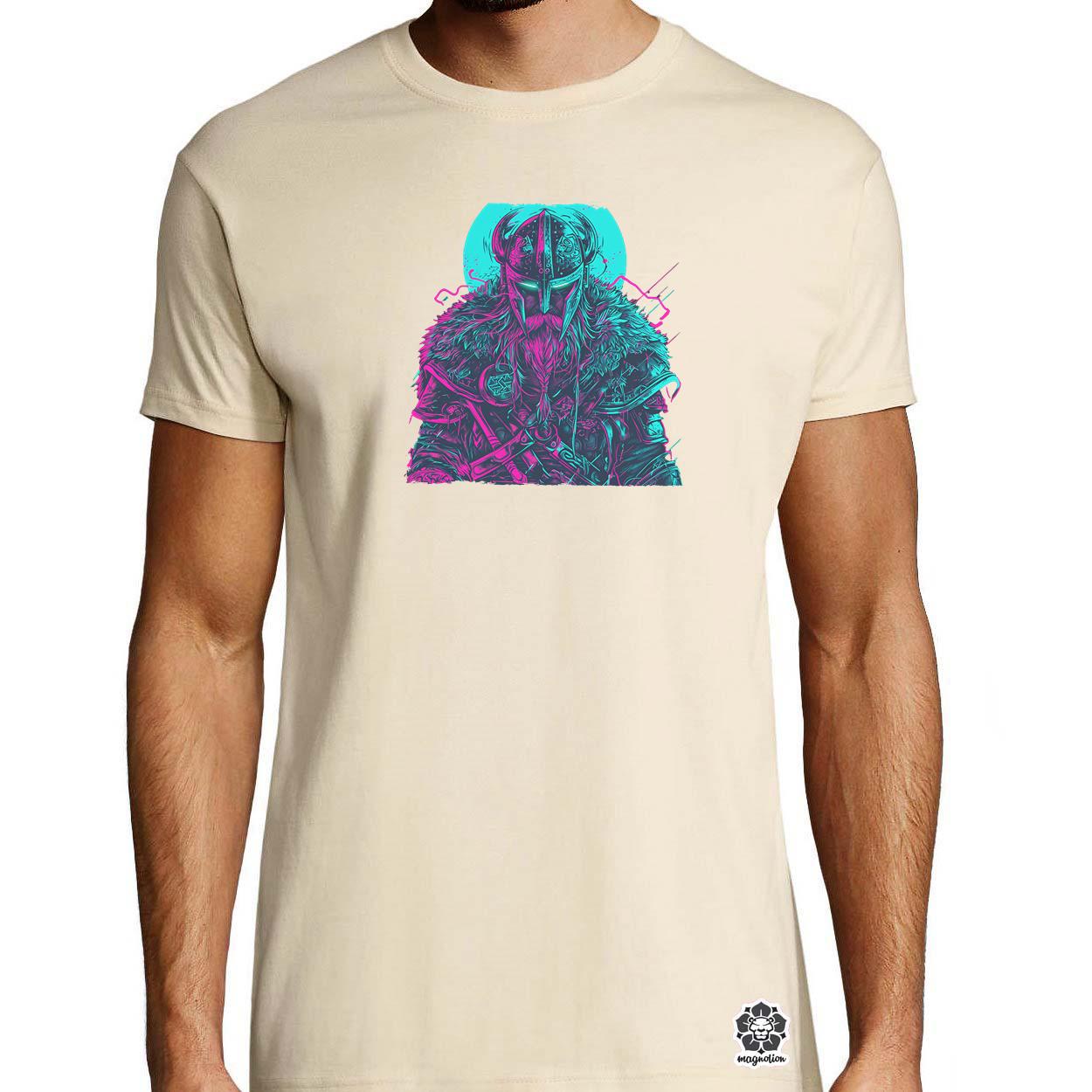 Cyberpunk Viking v3 egyedi póló 