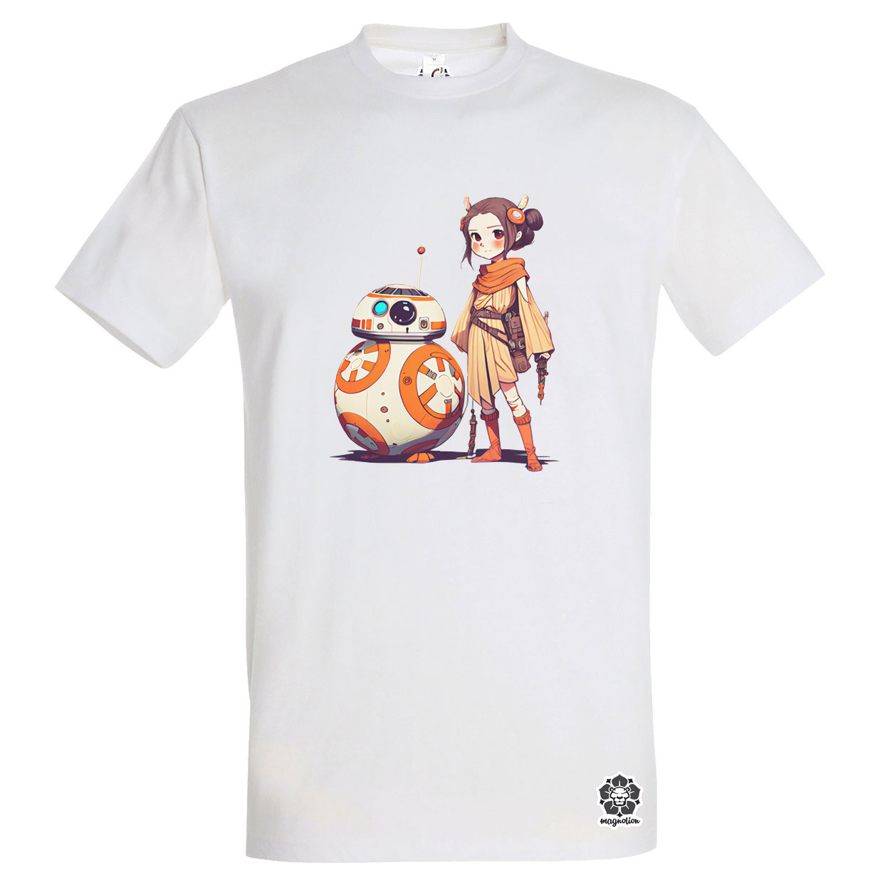 Rey és BB-8 v2 egyedi póló 