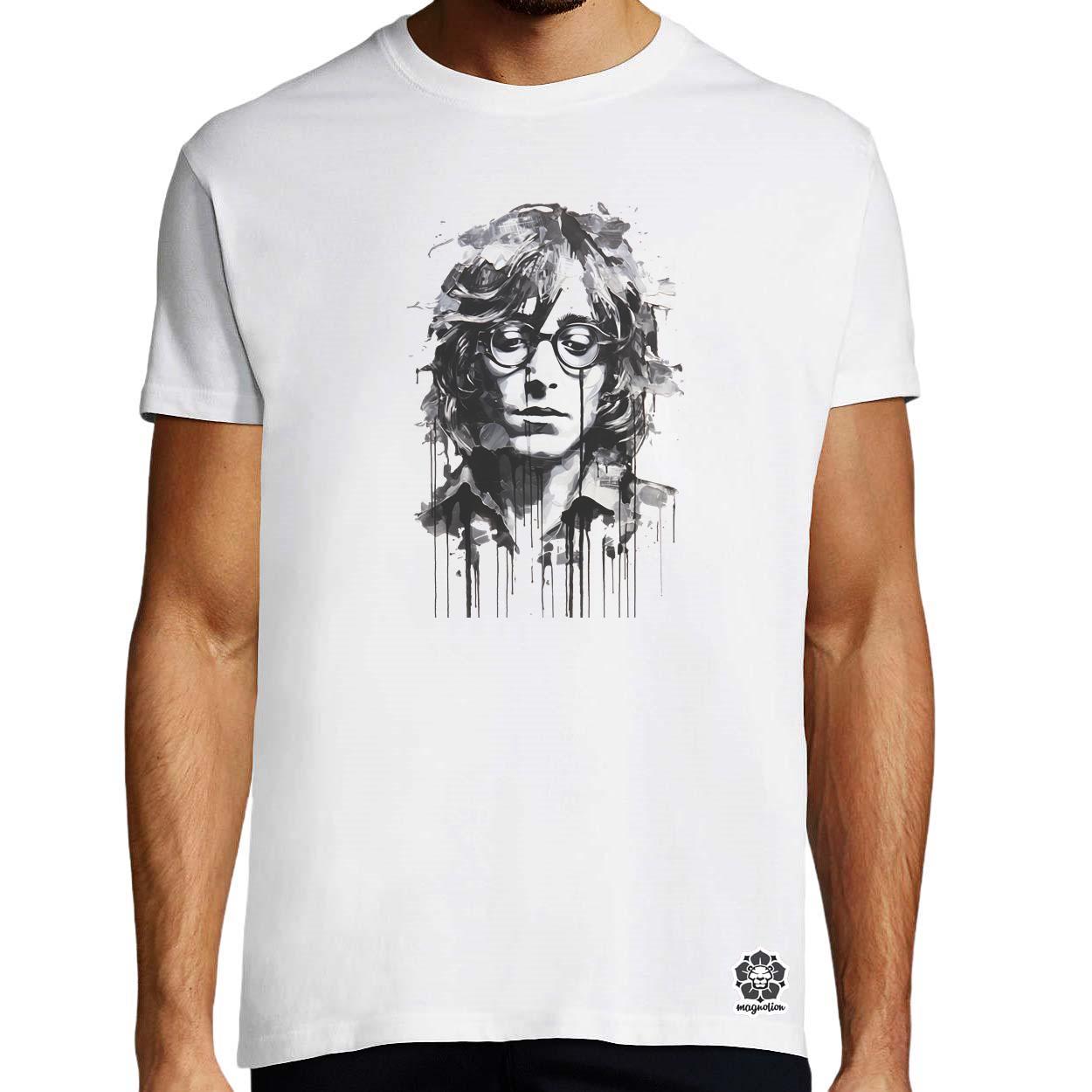 John Lennon portré v3 egyedi póló 