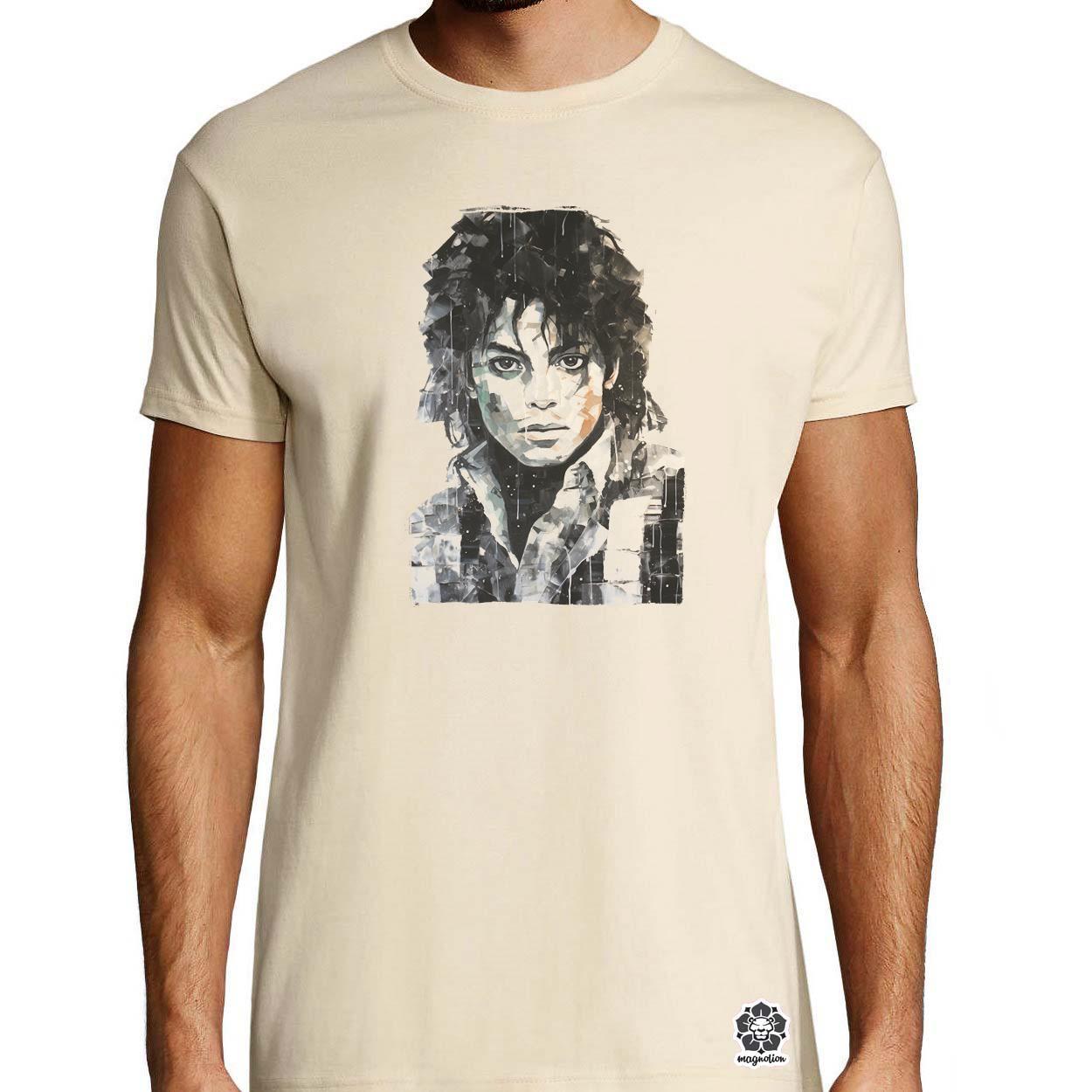 Michael Jackson portré v1 egyedi póló 