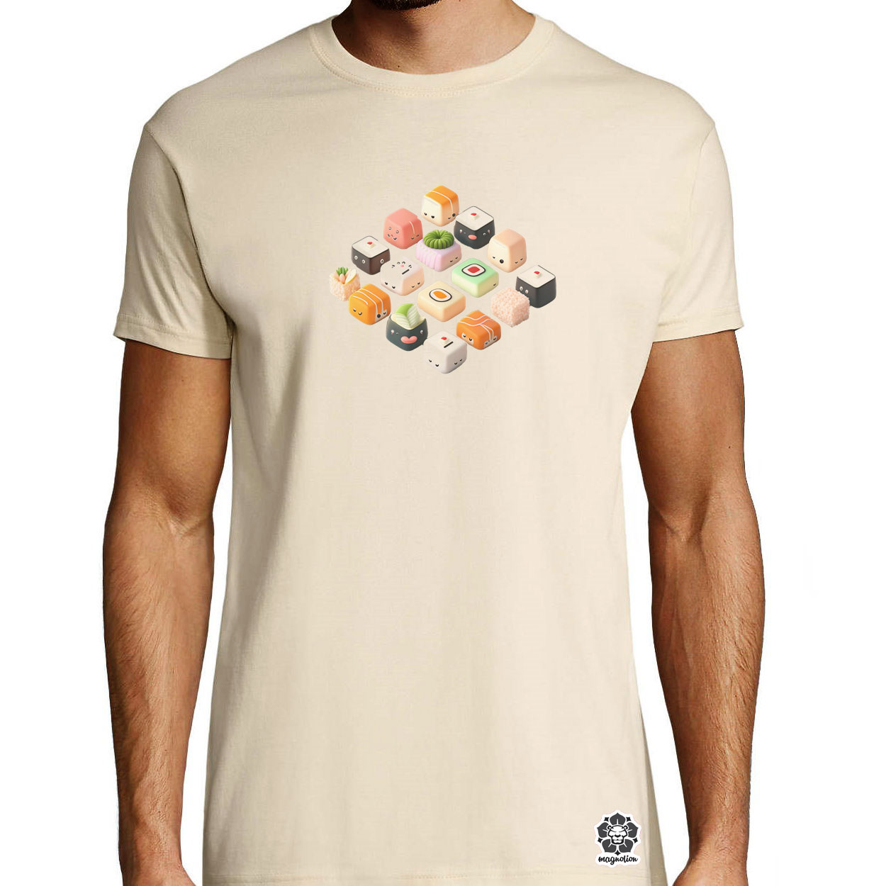 Sushi csokor v1 egyedi póló 