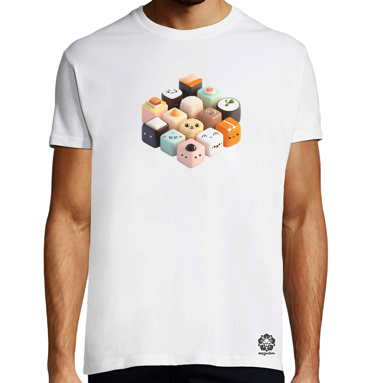 Sushi csokor v2 egyedi póló 
