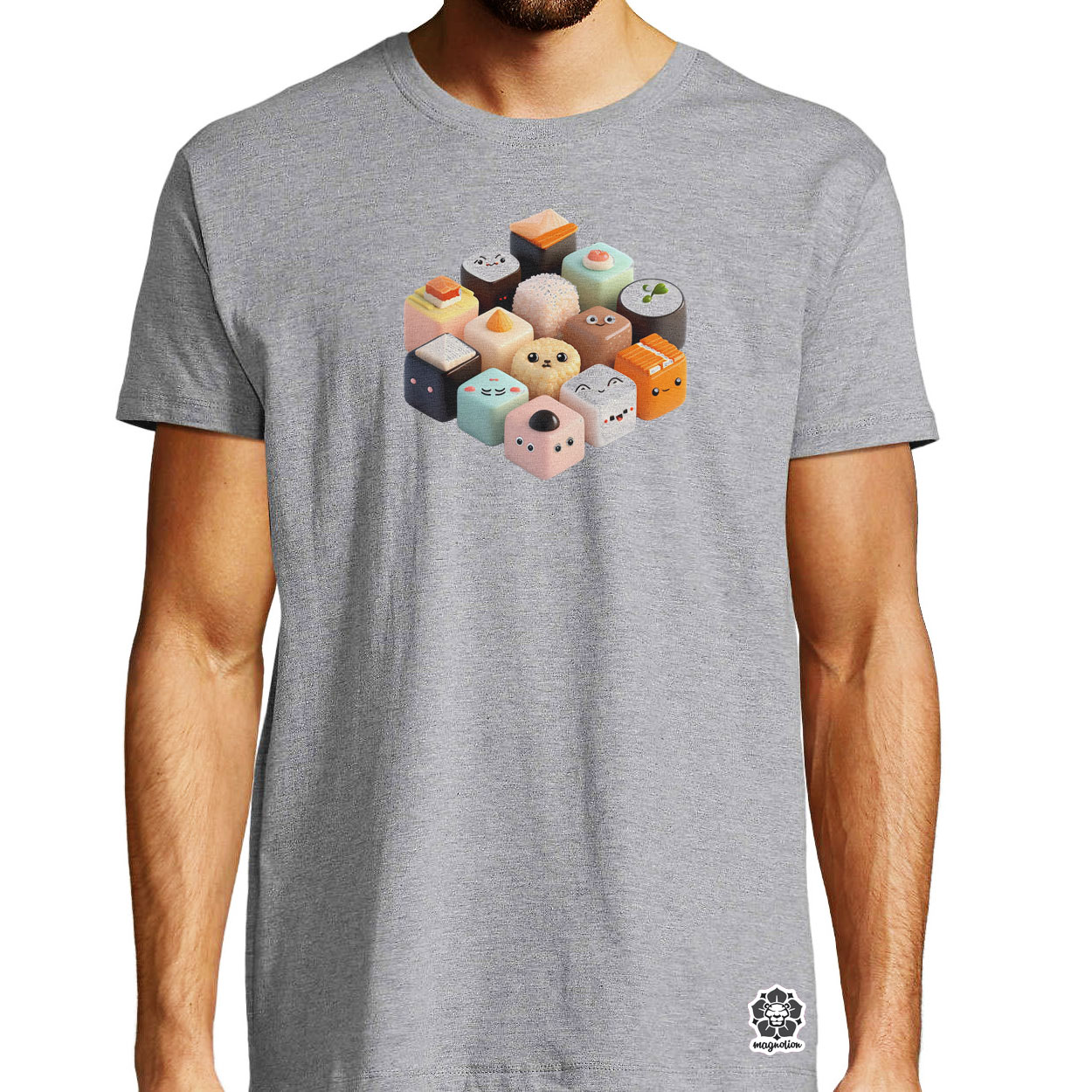 Sushi csokor v2 egyedi póló 