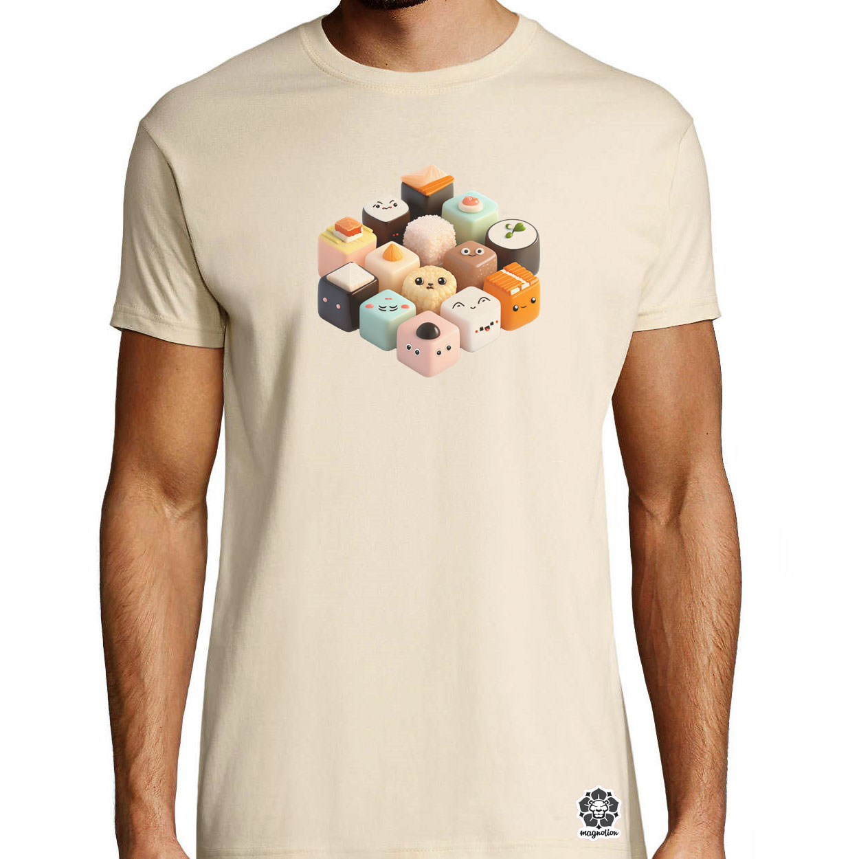 Sushi csokor v2 egyedi póló 