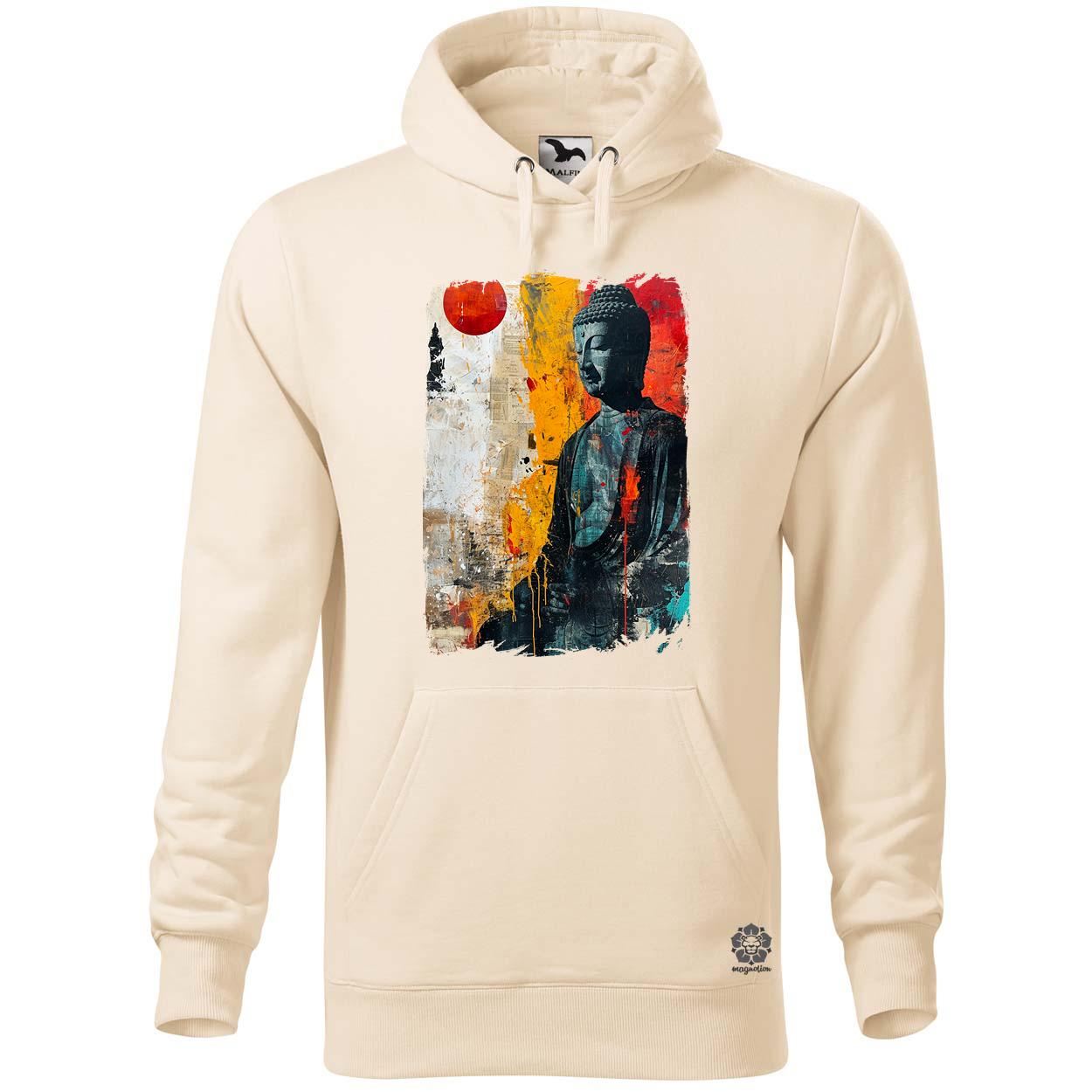 Festett Buddha v1 egyedi  pulóver 