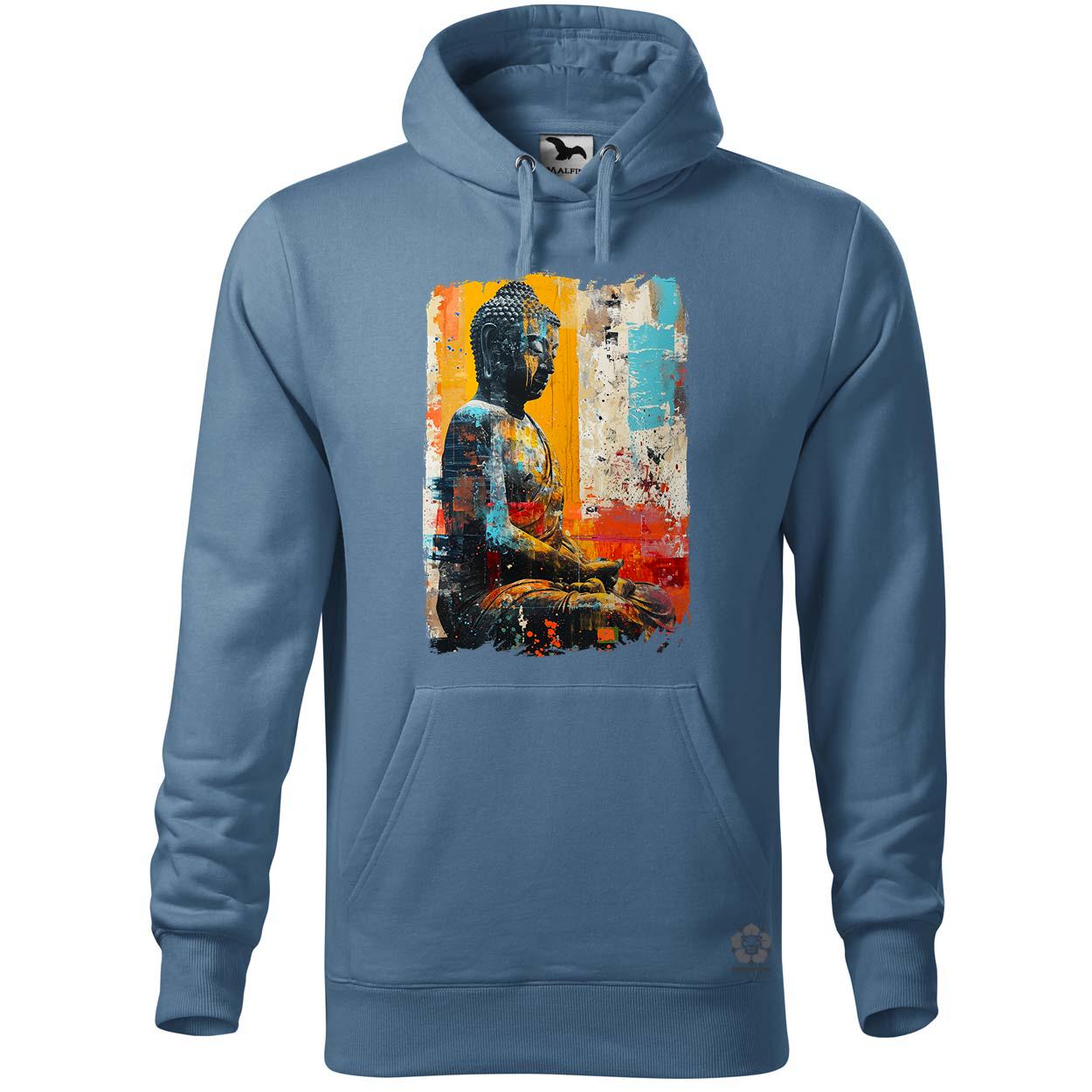 Festett Buddha v2 egyedi  pulóver 