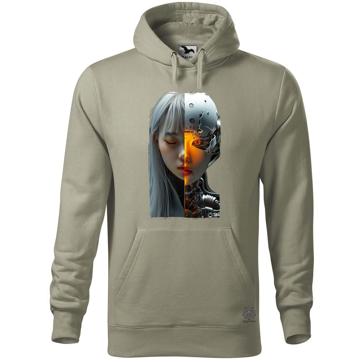 Kiborg nő v9 egyedi  pulóver 