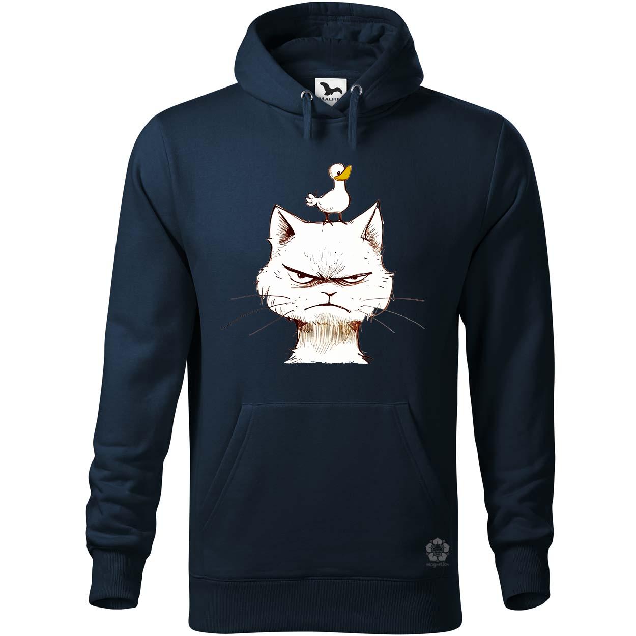 Mérges cica és kacsája v1 egyedi  pulóver 