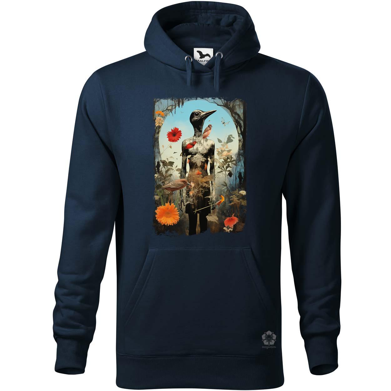 Szürreális embermadár v3 egyedi  pulóver 