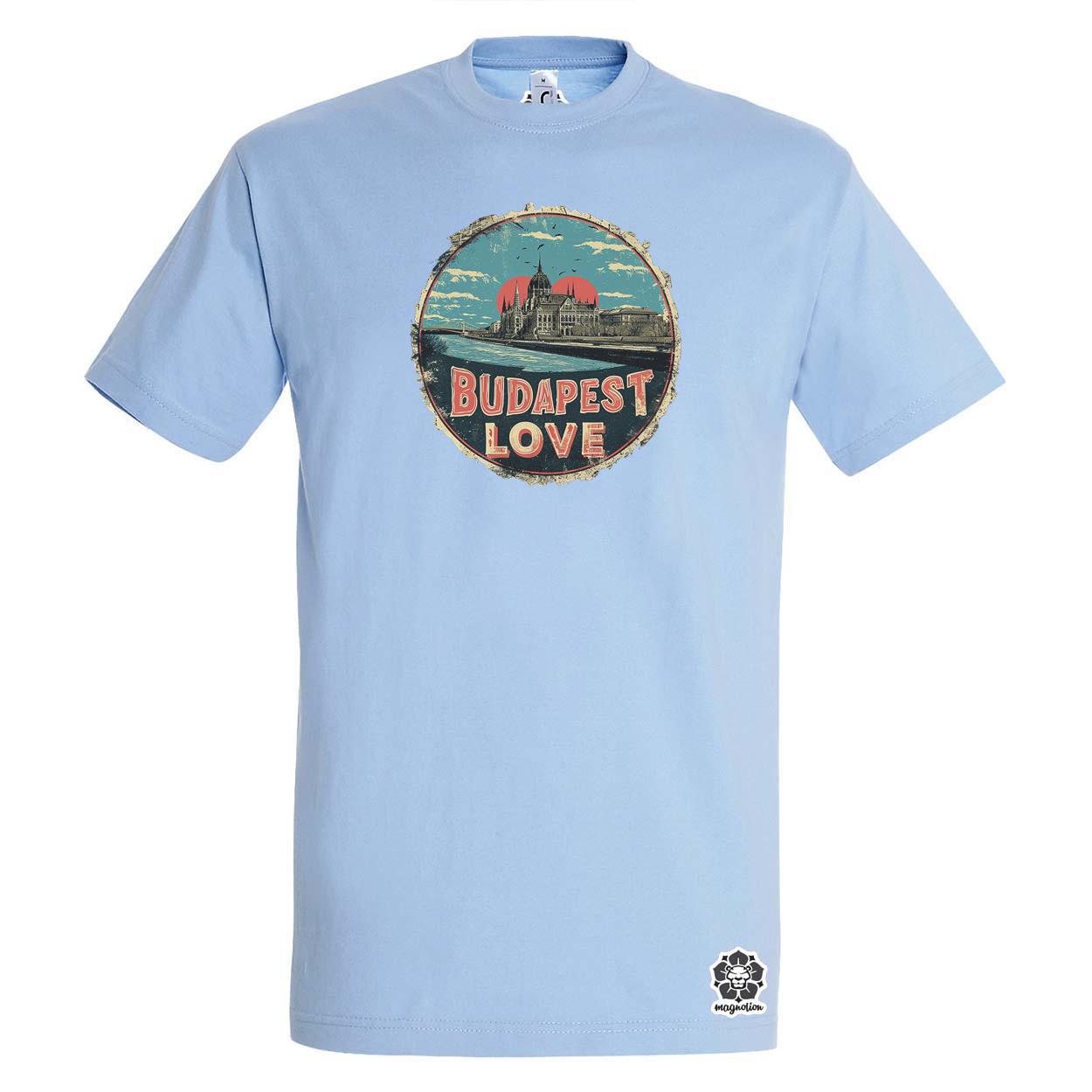 Budapest LOVE v2 egyedi póló 