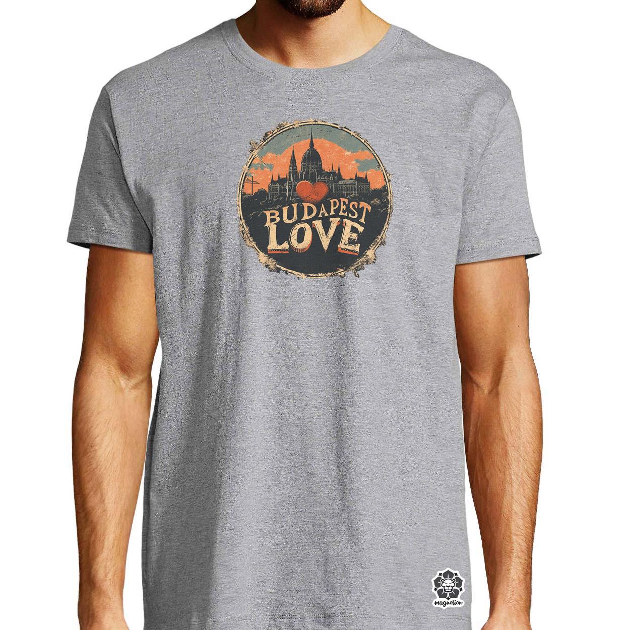 Budapest LOVE v4 egyedi póló 