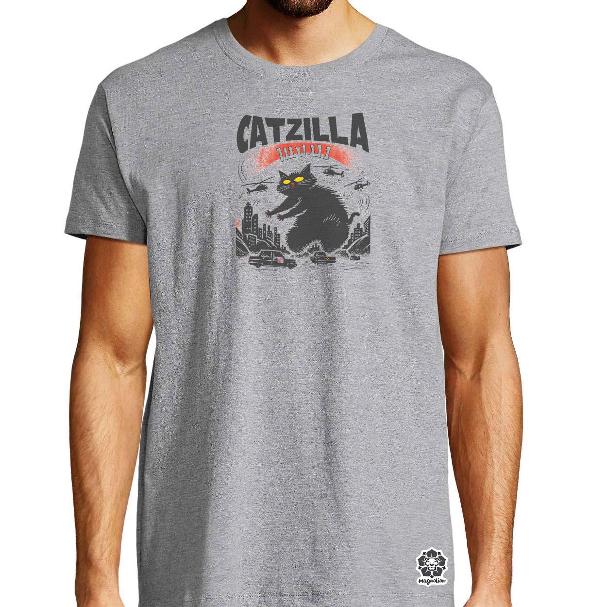 Catzilla v2 egyedi póló 