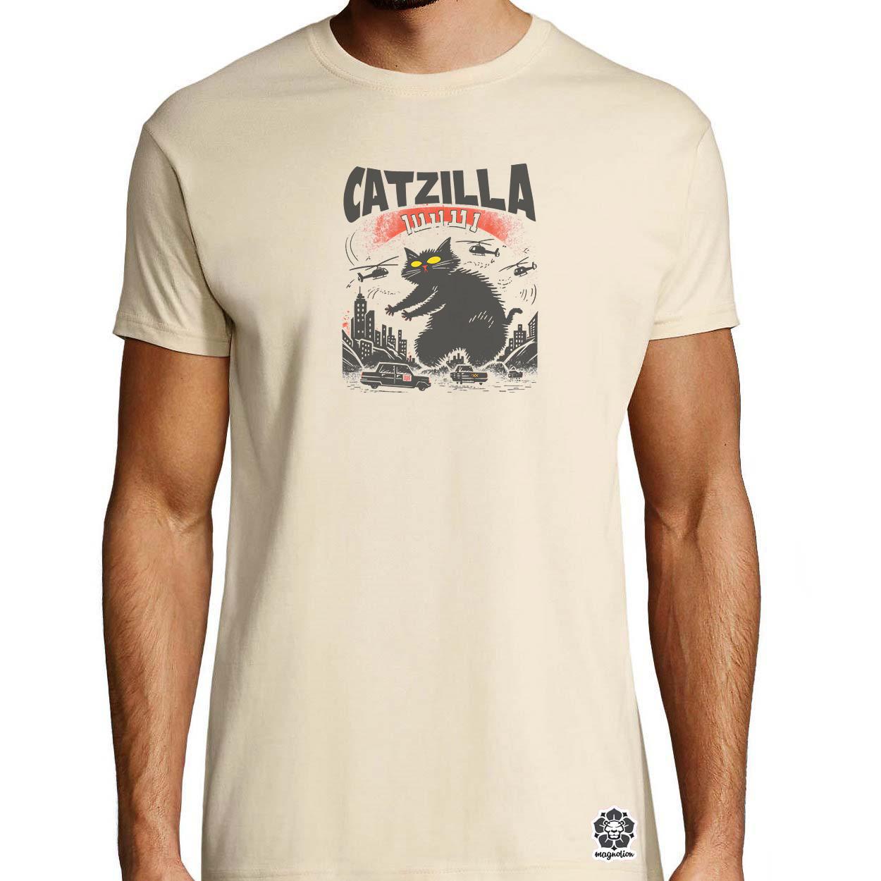 Catzilla v2 egyedi póló 