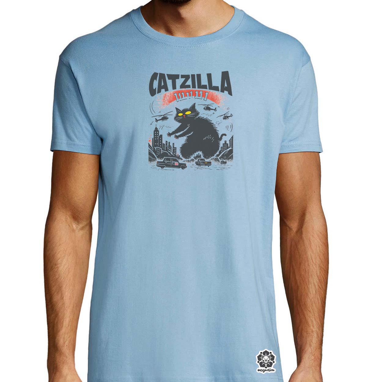 Catzilla v2 egyedi póló 