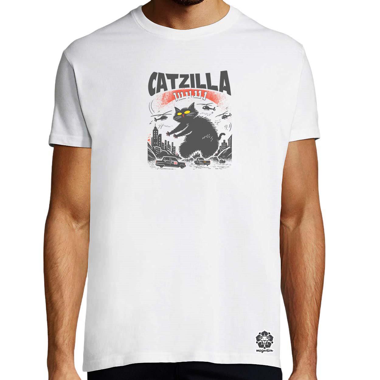 Catzilla v2 egyedi póló 