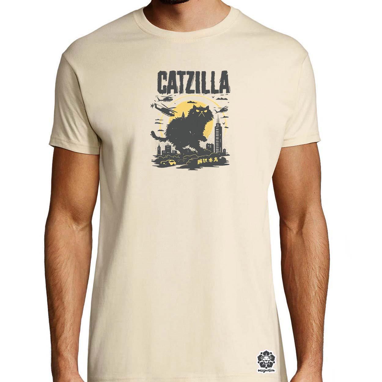 Catzilla v3 egyedi póló 