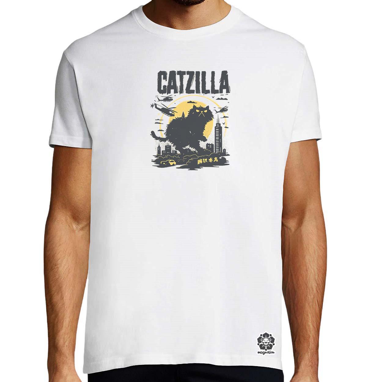 Catzilla v3 egyedi póló 