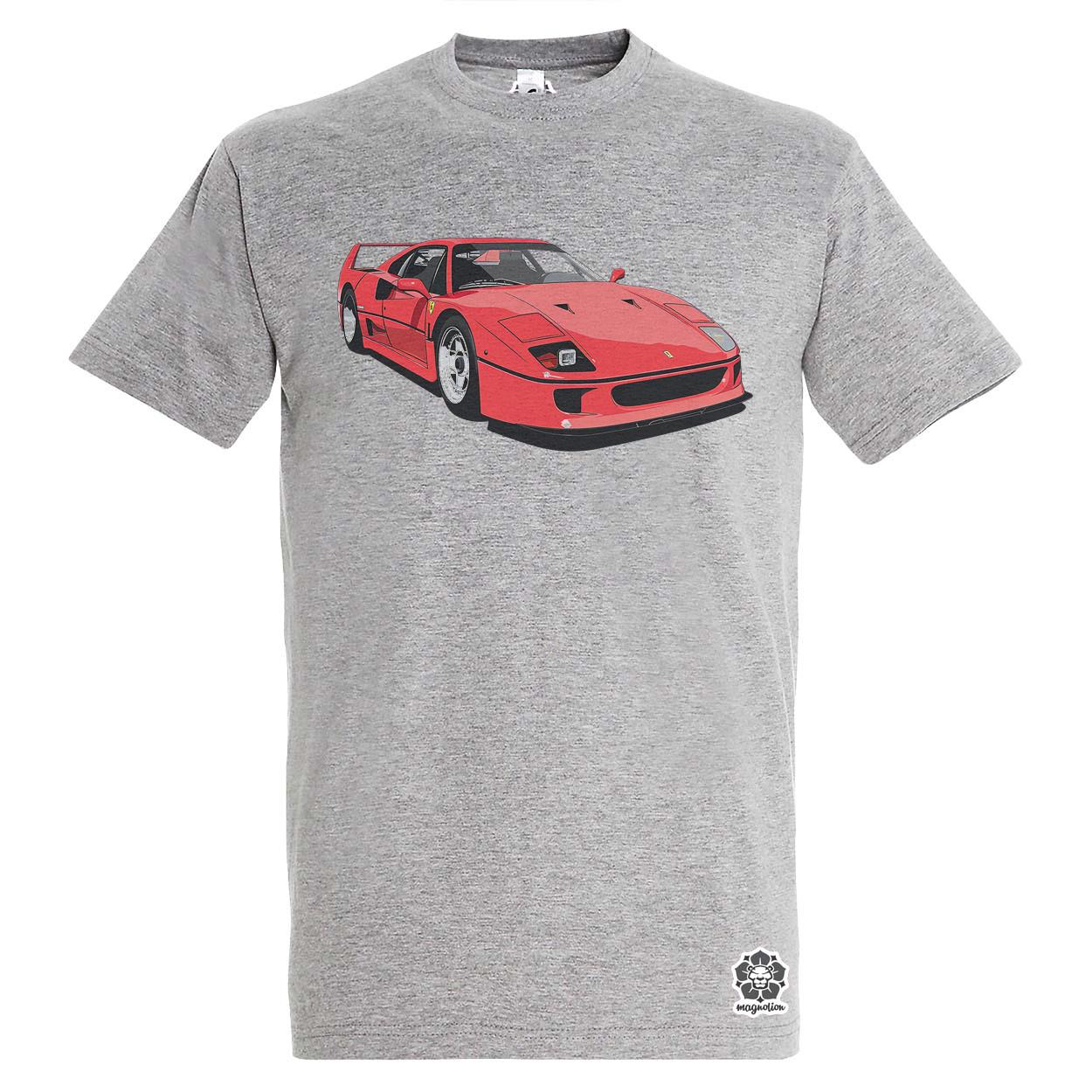 Ferrari F40 rajz v7 egyedi póló 