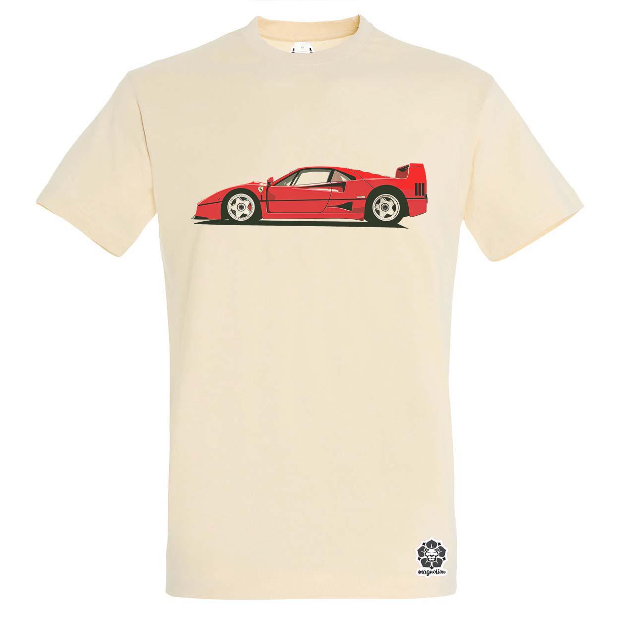 Ferrari F40 rajz v9 egyedi póló 