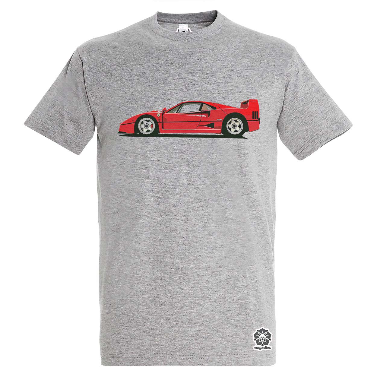 Ferrari F40 rajz v9 egyedi póló 