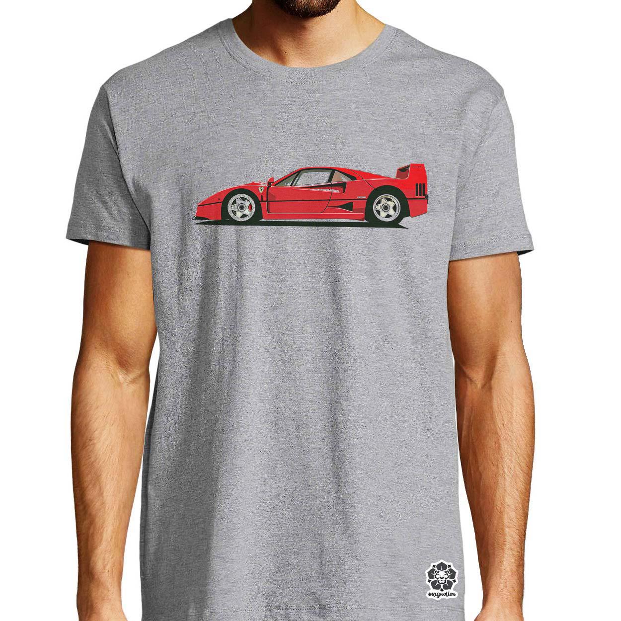 Ferrari F40 rajz v9 egyedi póló 