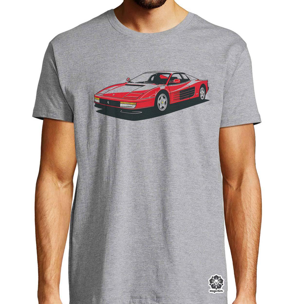 Ferrari Testarossa rajz v10 egyedi póló 