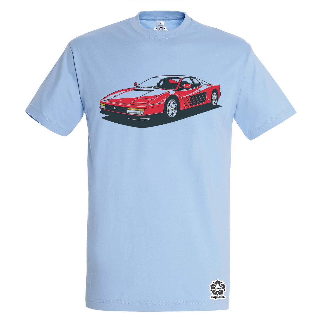 Ferrari Testarossa rajz v10 egyedi póló 