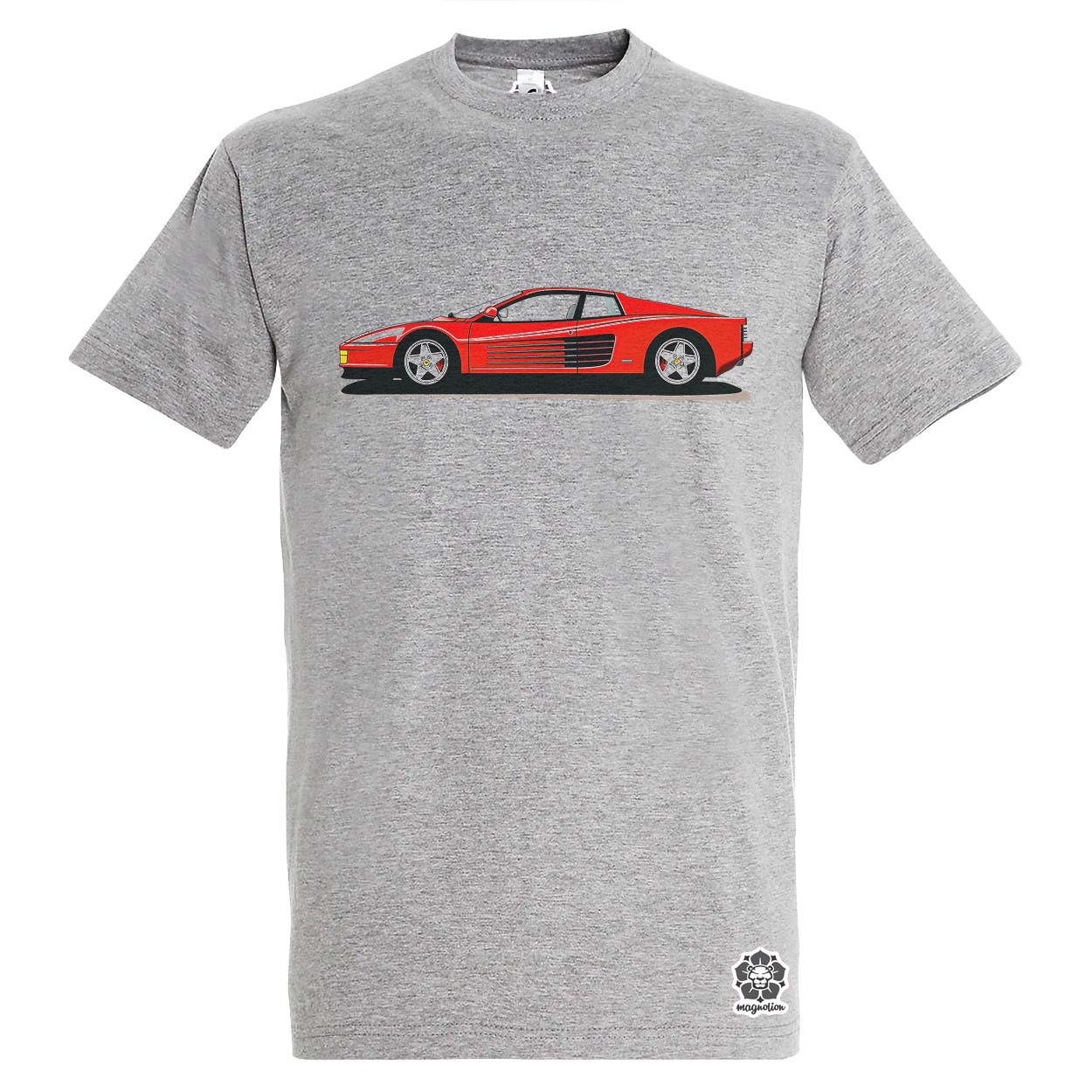 Ferrari Testarossa rajz v5 egyedi póló 