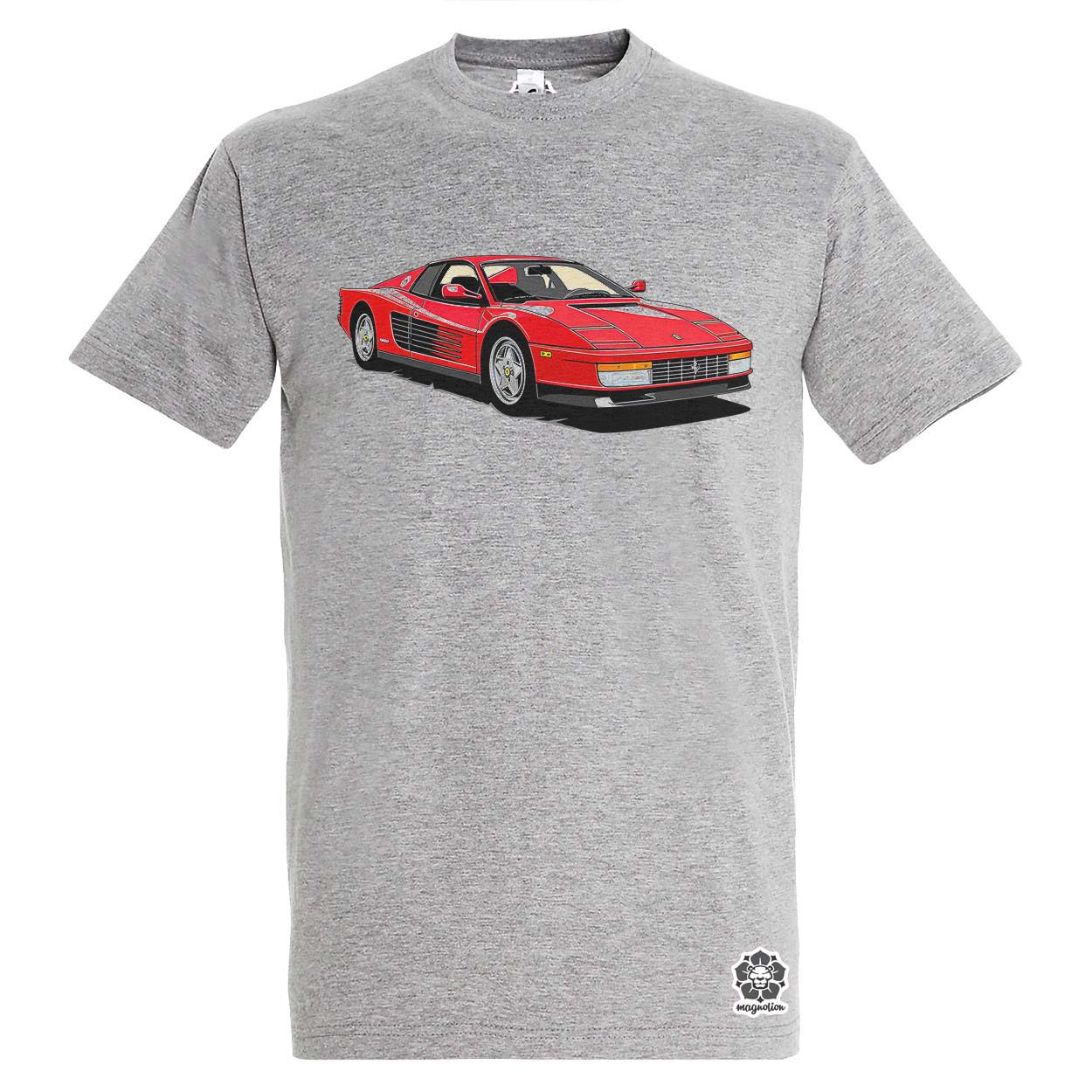 Ferrari Testarossa rajz v9 egyedi póló 