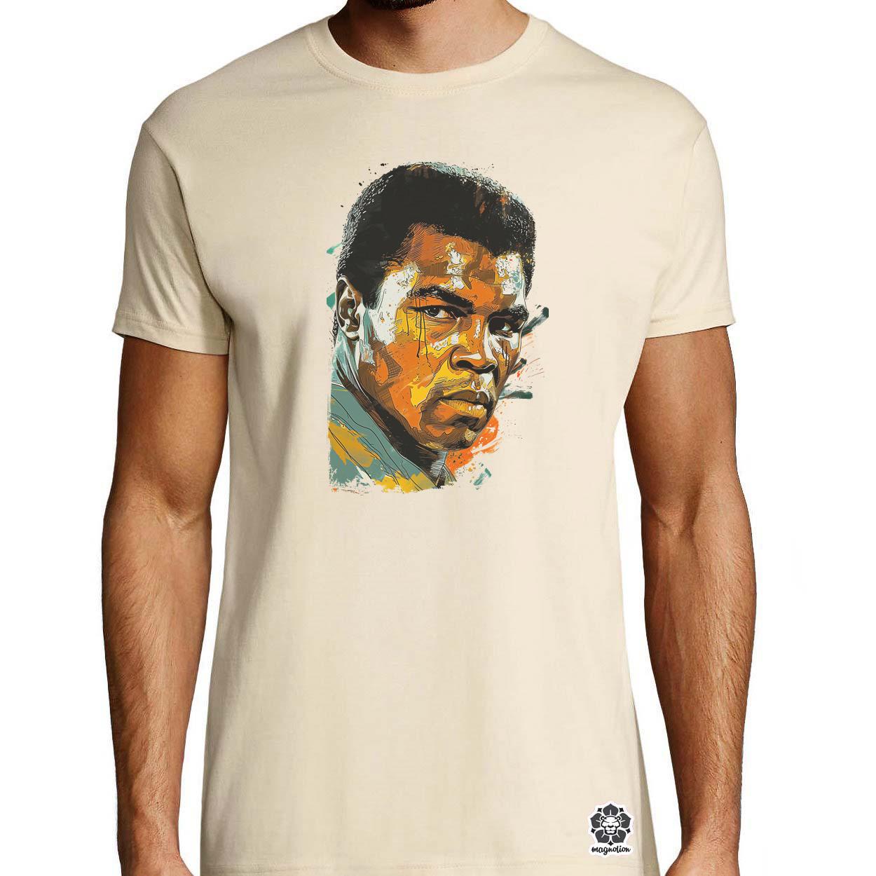 Muhammad Ali portré v4 egyedi póló 