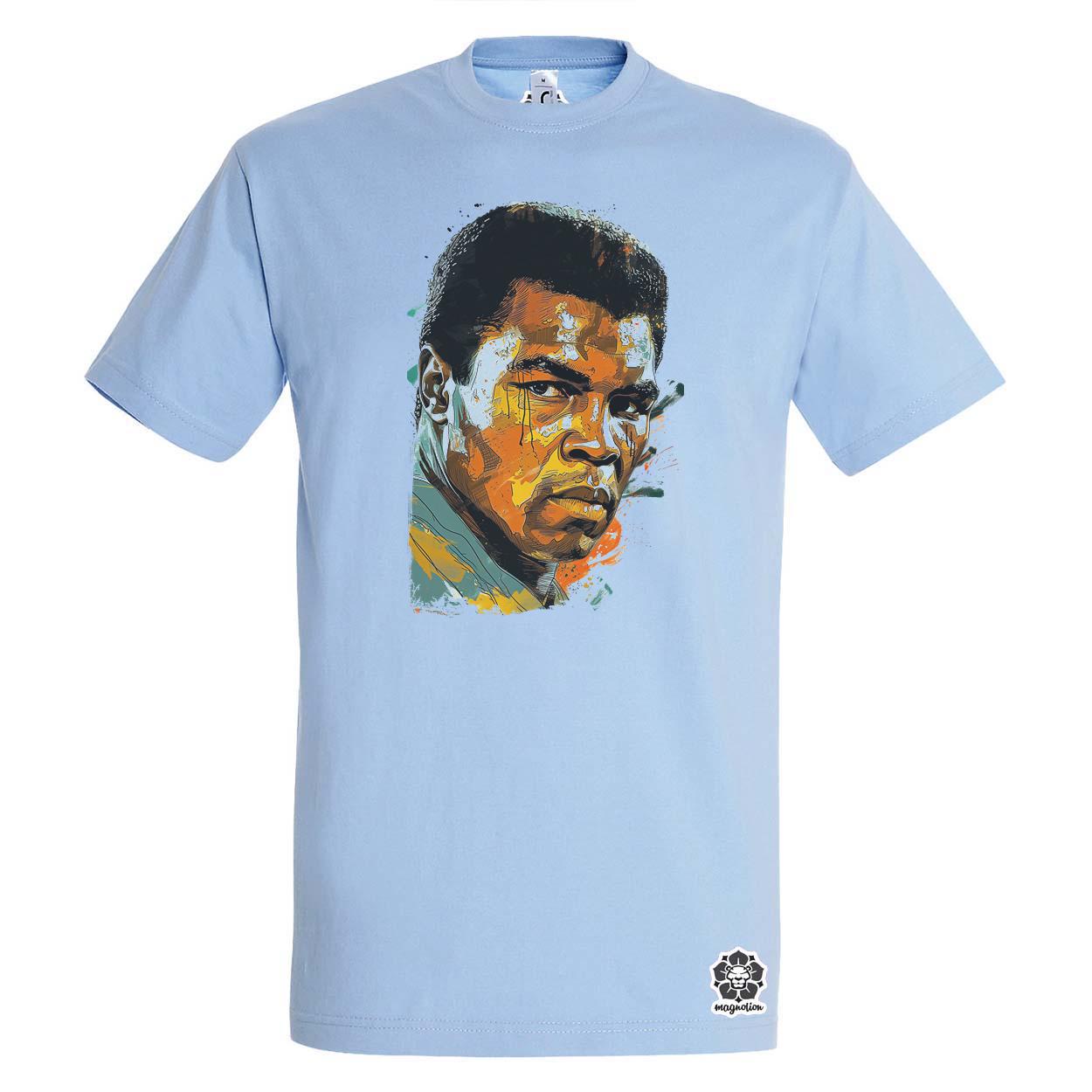 Muhammad Ali portré v4 egyedi póló 