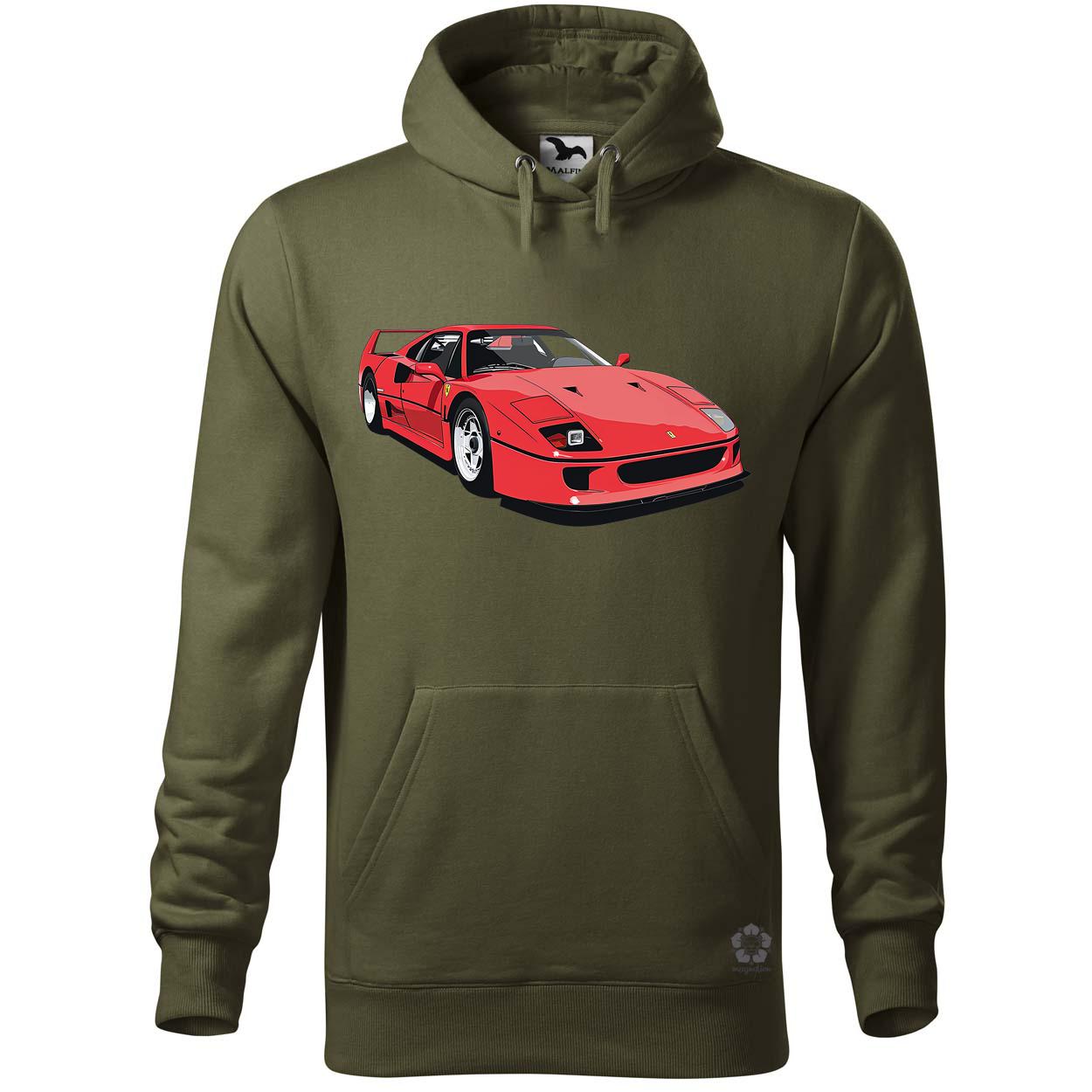 Ferrari F40 rajz v7 egyedi  pulóver 