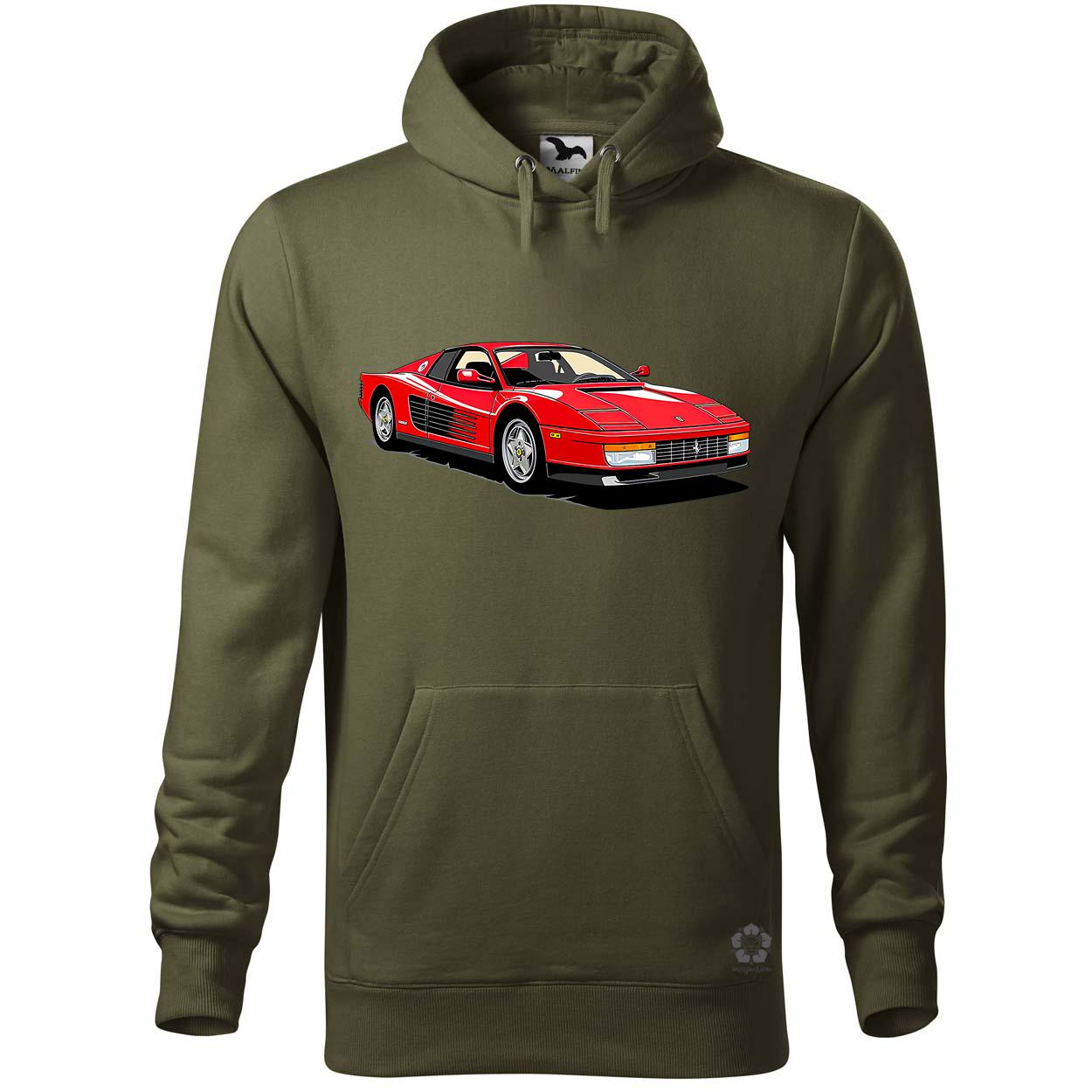 Ferrari Testarossa rajz v9 egyedi  pulóver 