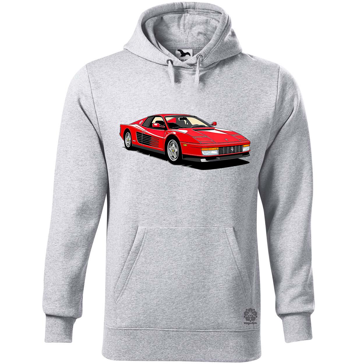 Ferrari Testarossa rajz v9 egyedi  pulóver 