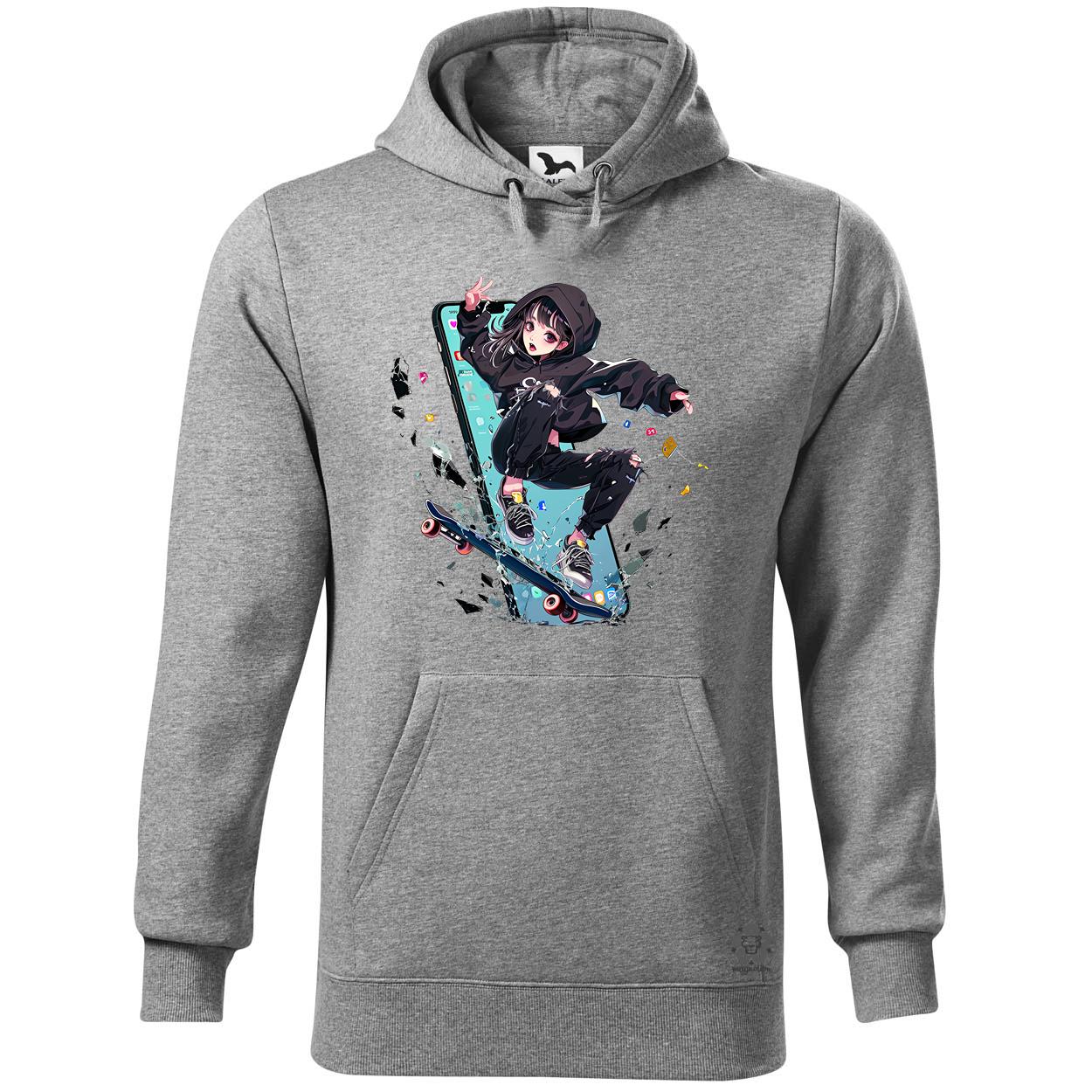 Influenszer chibi lány v1 egyedi  pulóver 