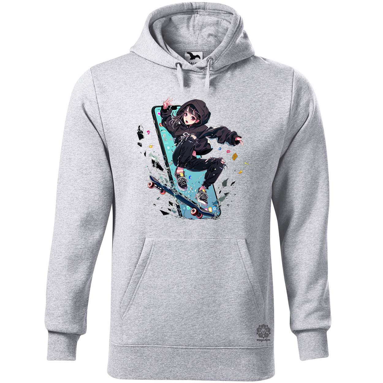 Influenszer chibi lány v1 egyedi  pulóver 